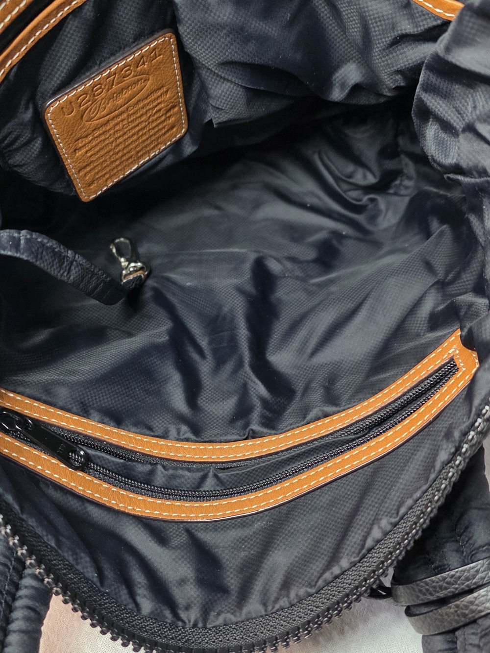 Brighton Kamille quilted crossbody bag in black - Picture 6 of 8
